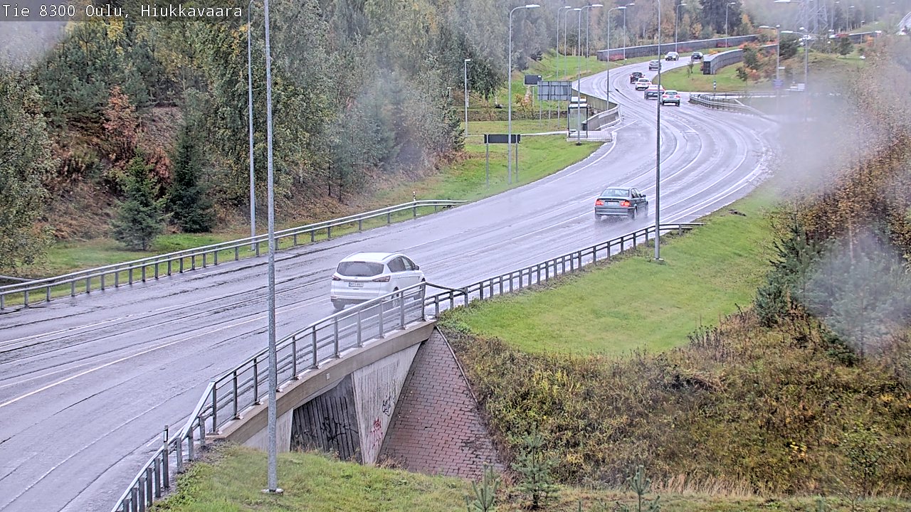 Weather Camera Image road 8300 Oulu Hiukkavaara, Oulu, Pohjois-Pohjanmaa