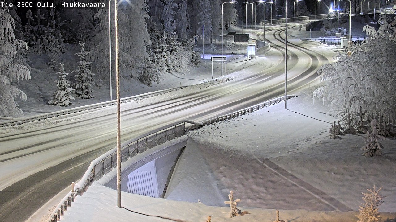 Kelikamerat Kuva tie 8300 Oulu Hiukkavaara, Oulu, Pohjois-Pohjanmaa