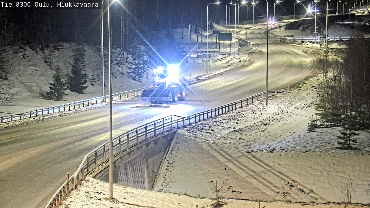 Kelikamerat Kuva tie 8300 Oulu Hiukkavaara, Oulu, Pohjois-Pohjanmaa