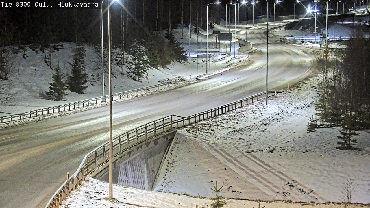 Kelikamerat Kuva tie 8300 Oulu Hiukkavaara, Oulu, Pohjois-Pohjanmaa