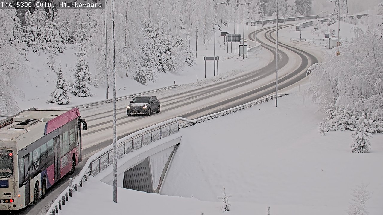 Kelikamerat Kuva tie 8300 Oulu Hiukkavaara, Oulu, Pohjois-Pohjanmaa