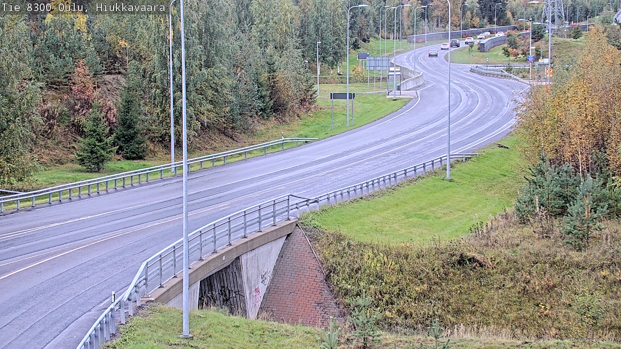Kelikamerat Kuva tie 8300 Oulu Hiukkavaara, Oulu, Pohjois-Pohjanmaa