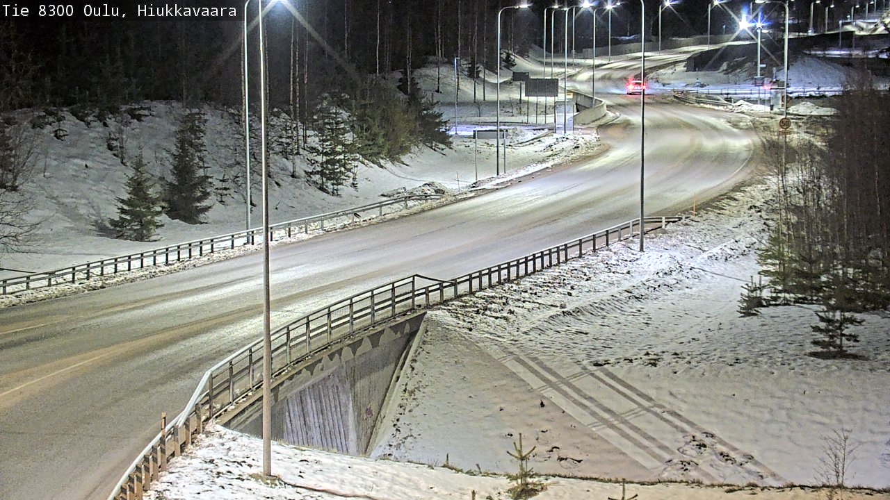 Kelikamerat Kuva tie 8300 Oulu Hiukkavaara, Oulu, Pohjois-Pohjanmaa