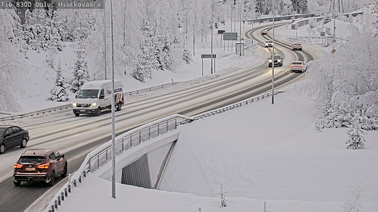 Kelikamerat Kuva tie 8300 Oulu Hiukkavaara, Oulu, Pohjois-Pohjanmaa