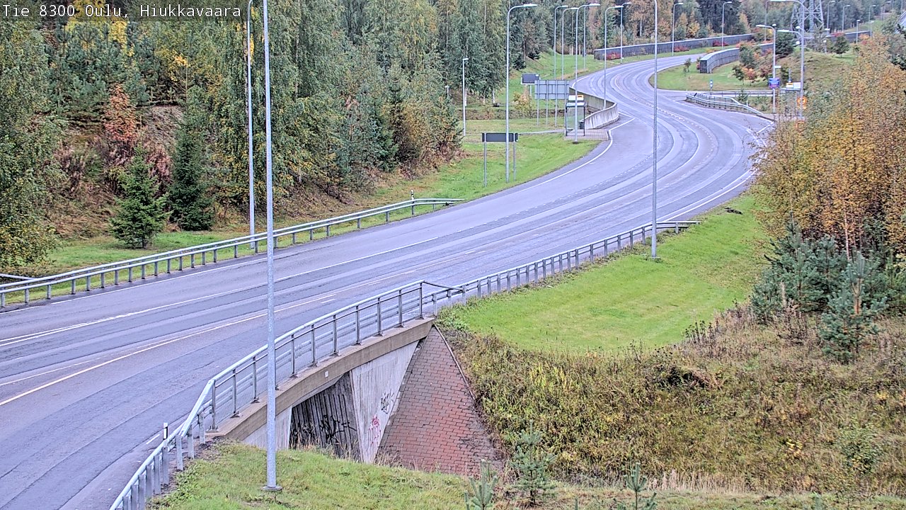 Kelikamerat Kuva tie 8300 Oulu Hiukkavaara, Oulu, Pohjois-Pohjanmaa
