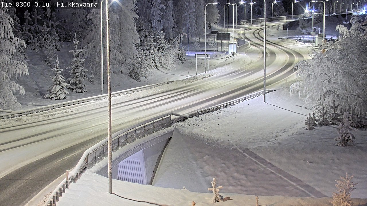 Kelikamerat Kuva tie 8300 Oulu Hiukkavaara, Oulu, Pohjois-Pohjanmaa