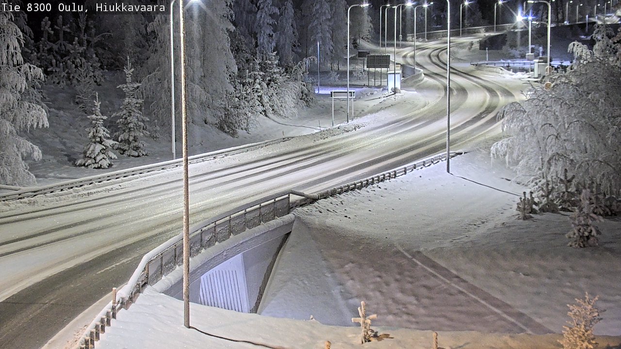 Kelikamerat Kuva tie 8300 Oulu Hiukkavaara, Oulu, Pohjois-Pohjanmaa