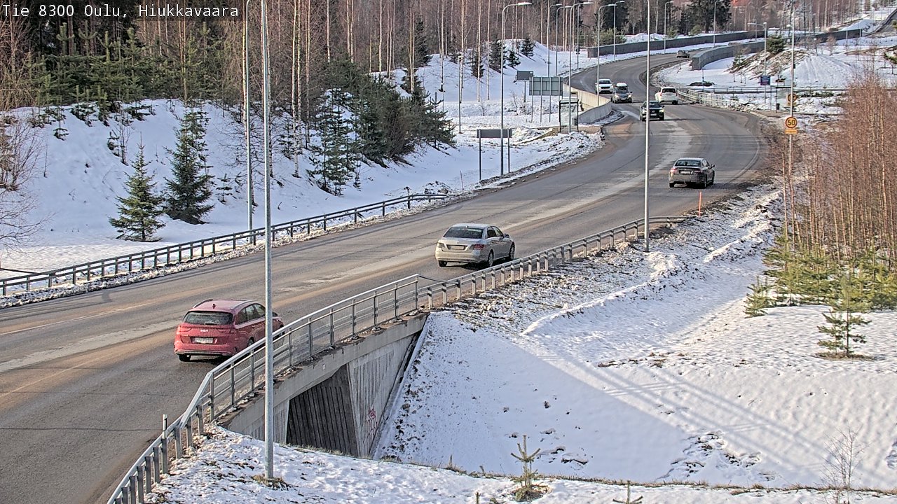 Kelikamerat Kuva tie 8300 Oulu Hiukkavaara, Oulu, Pohjois-Pohjanmaa