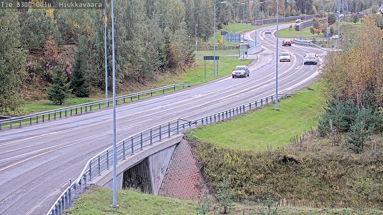 Kelikamerat Kuva tie 8300 Oulu Hiukkavaara, Oulu, Pohjois-Pohjanmaa