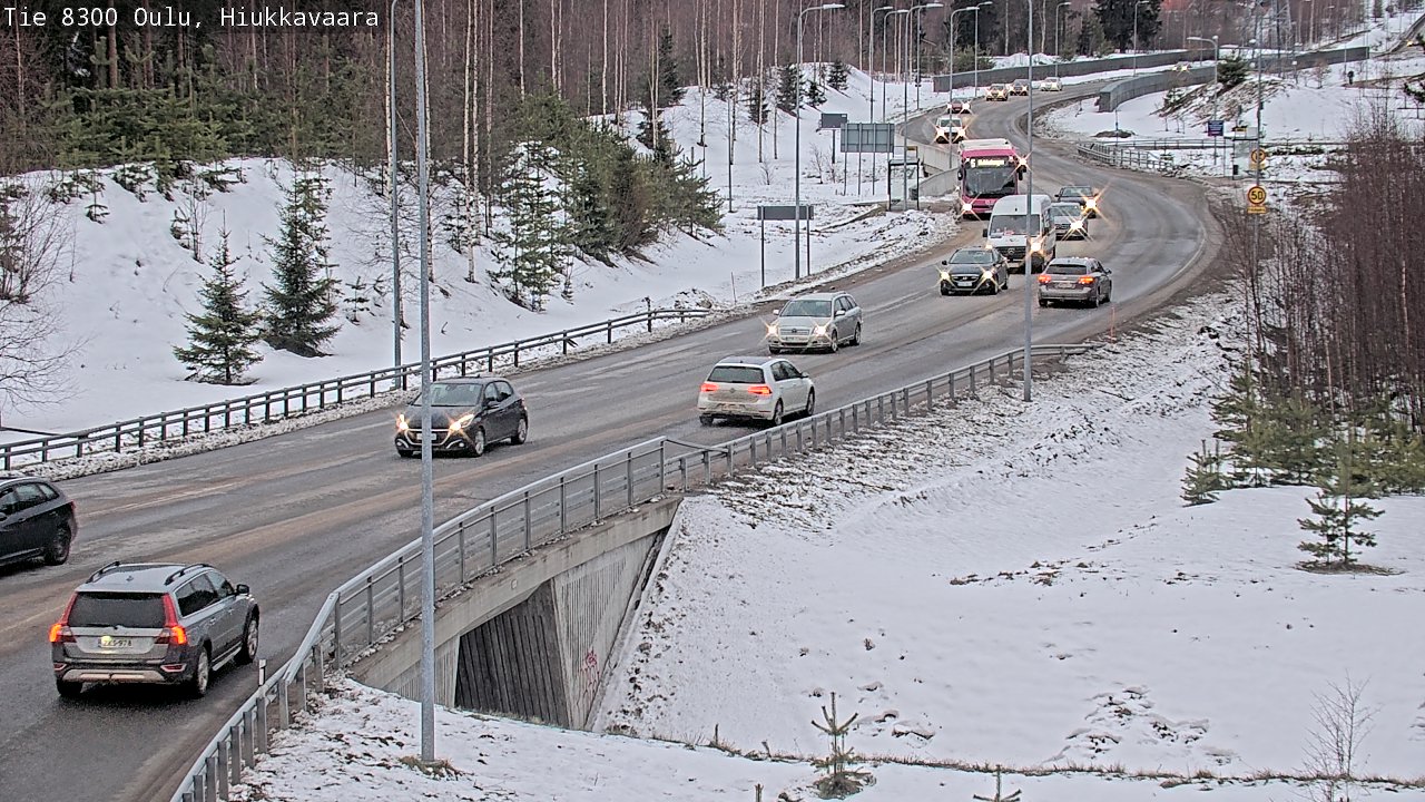 Kelikamerat Kuva tie 8300 Oulu Hiukkavaara, Oulu, Pohjois-Pohjanmaa