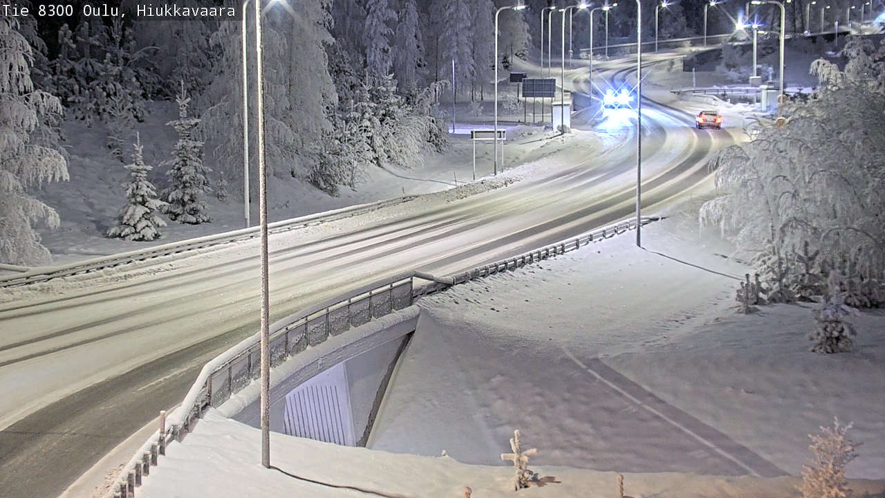 Kelikamerat Kuva tie 8300 Oulu Hiukkavaara, Oulu, Pohjois-Pohjanmaa