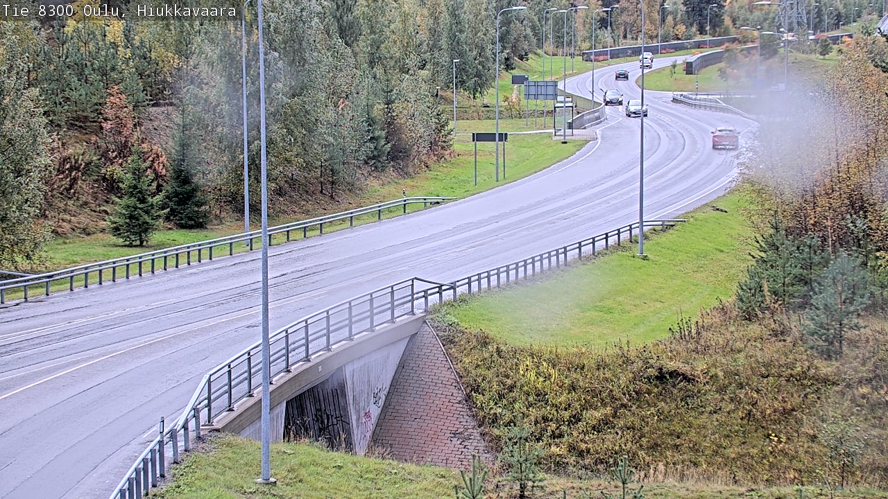 Weather Camera Image road 8300 Oulu Hiukkavaara, Oulu, Pohjois-Pohjanmaa