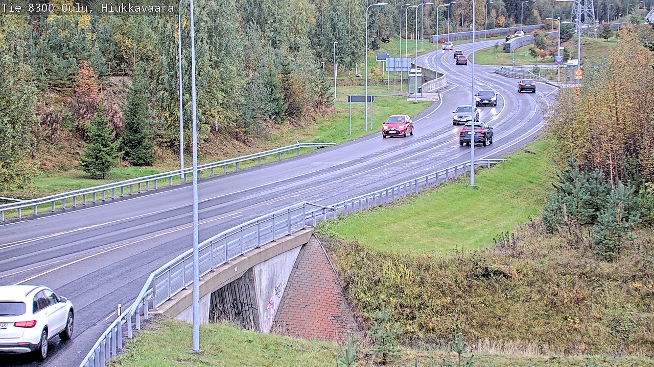 Weather Camera Image road 8300 Oulu Hiukkavaara, Oulu, Pohjois-Pohjanmaa