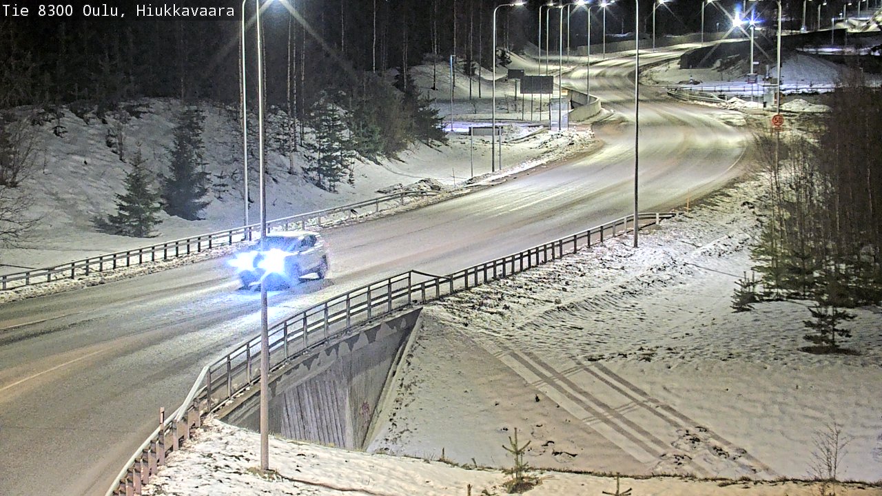 Kelikamerat Kuva tie 8300 Oulu Hiukkavaara, Oulu, Pohjois-Pohjanmaa
