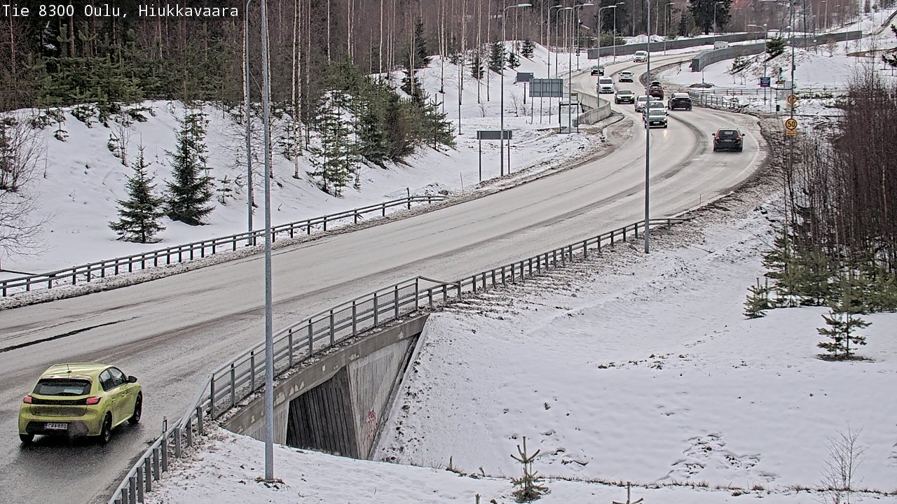 Kelikamerat Kuva tie 8300 Oulu Hiukkavaara, Oulu, Pohjois-Pohjanmaa