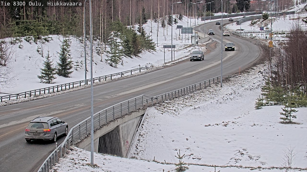 Kelikamerat Kuva tie 8300 Oulu Hiukkavaara, Oulu, Pohjois-Pohjanmaa