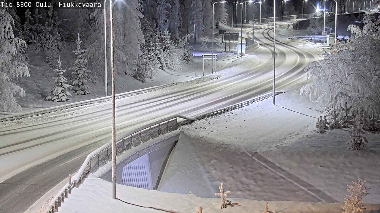 Kelikamerat Kuva tie 8300 Oulu Hiukkavaara, Oulu, Pohjois-Pohjanmaa