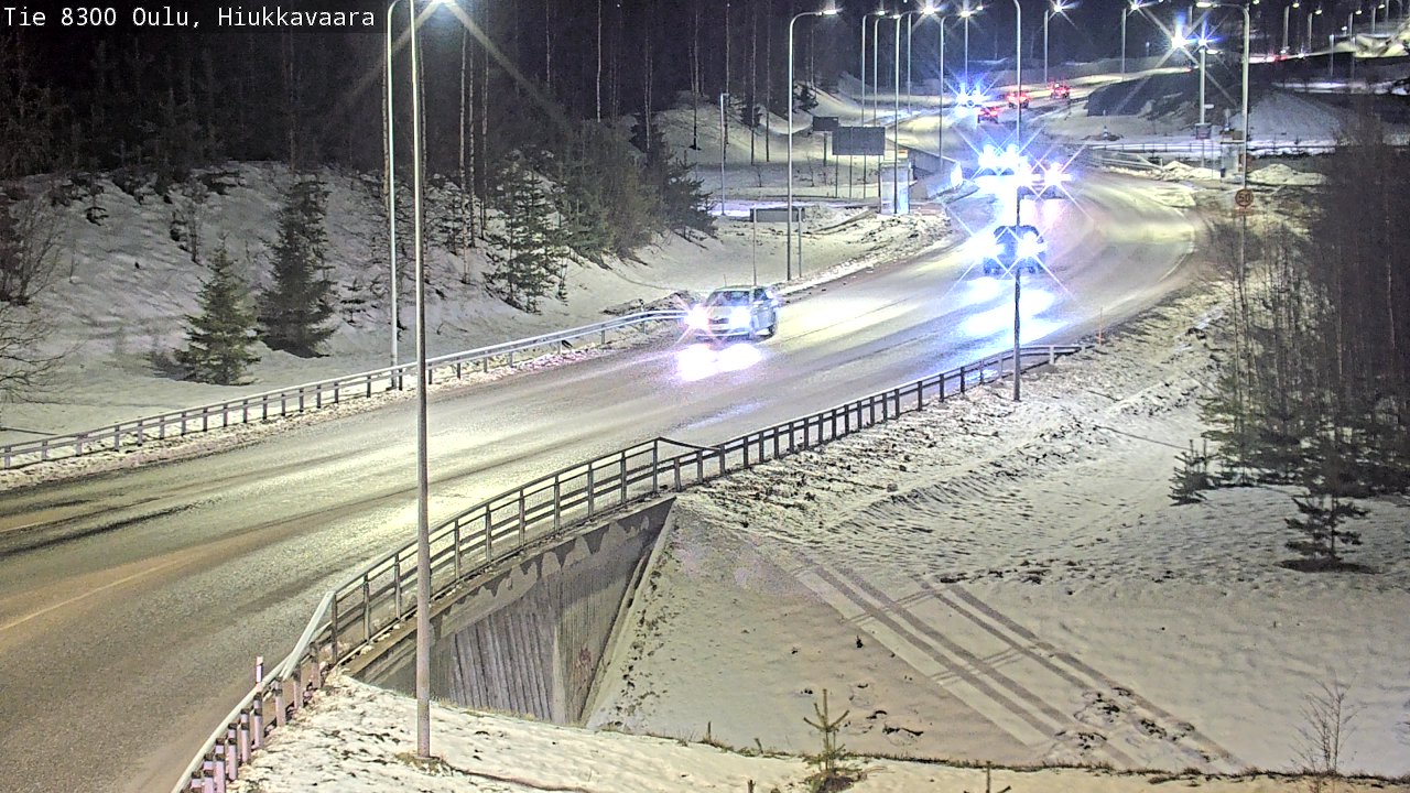 Kelikamerat Kuva tie 8300 Oulu Hiukkavaara, Oulu, Pohjois-Pohjanmaa