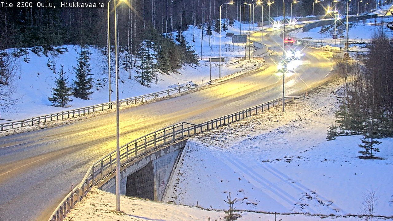 Kelikamerat Kuva tie 8300 Oulu Hiukkavaara, Oulu, Pohjois-Pohjanmaa