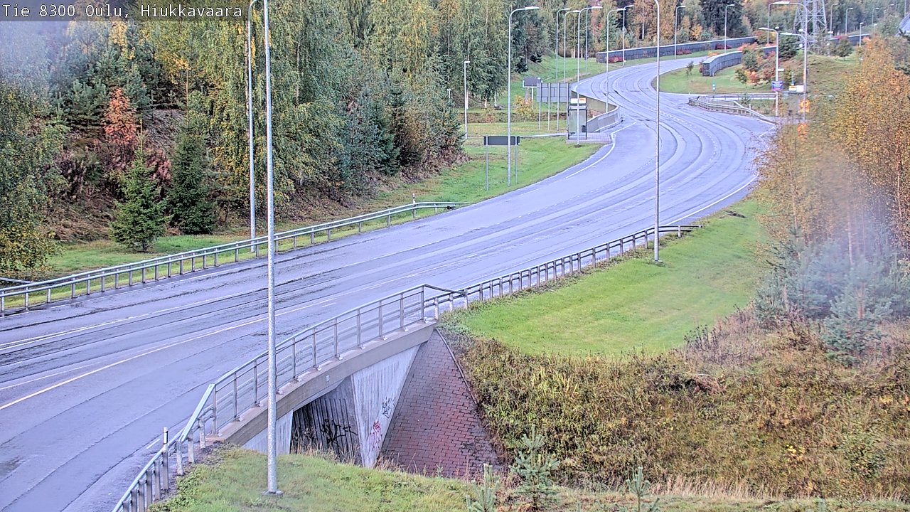 Kelikamerat Kuva tie 8300 Oulu Hiukkavaara, Oulu, Pohjois-Pohjanmaa