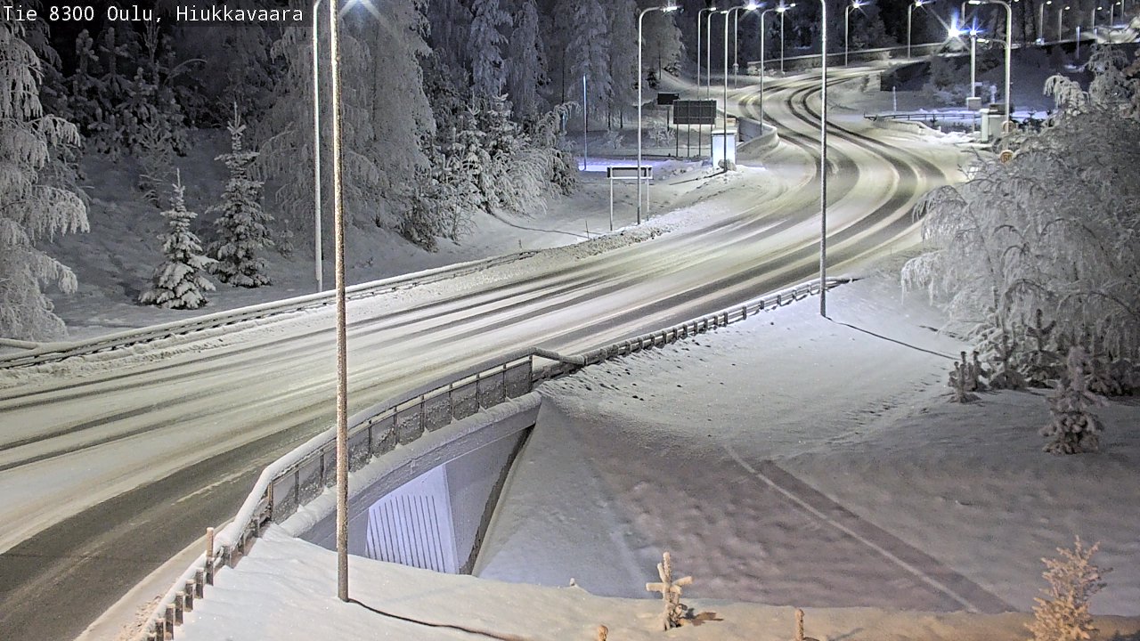 Kelikamerat Kuva tie 8300 Oulu Hiukkavaara, Oulu, Pohjois-Pohjanmaa