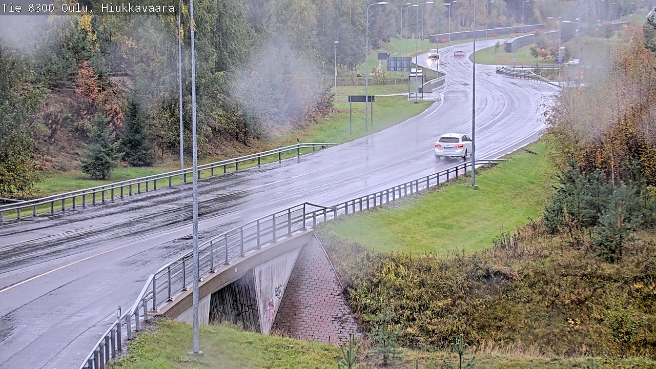 Weather Camera Image road 8300 Oulu Hiukkavaara, Oulu, Pohjois-Pohjanmaa