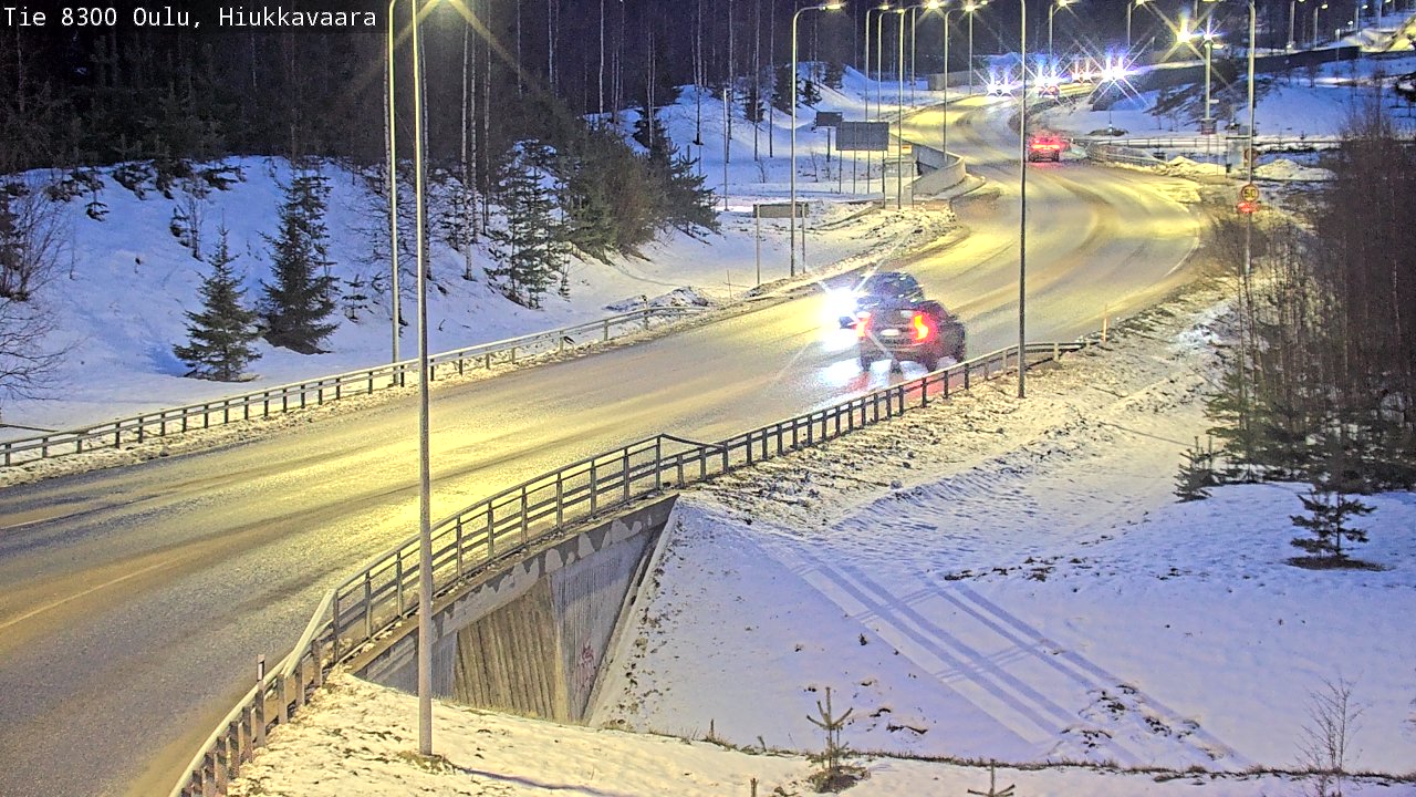 Kelikamerat Kuva tie 8300 Oulu Hiukkavaara, Oulu, Pohjois-Pohjanmaa