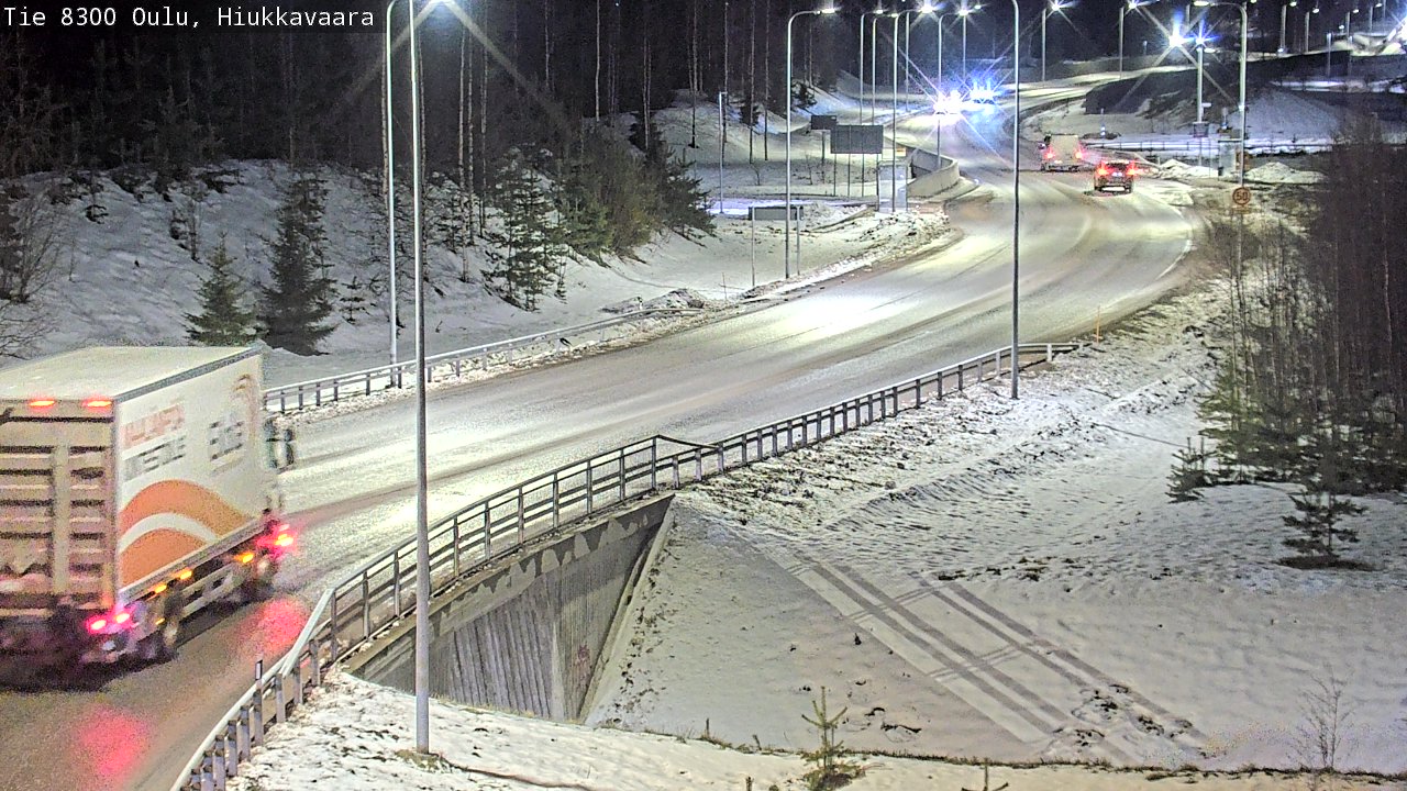 Kelikamerat Kuva tie 8300 Oulu Hiukkavaara, Oulu, Pohjois-Pohjanmaa