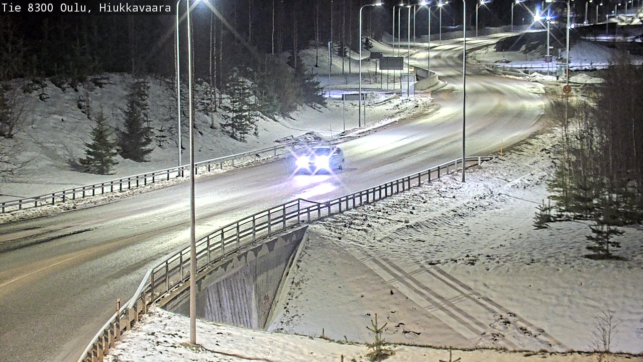 Kelikamerat Kuva tie 8300 Oulu Hiukkavaara, Oulu, Pohjois-Pohjanmaa
