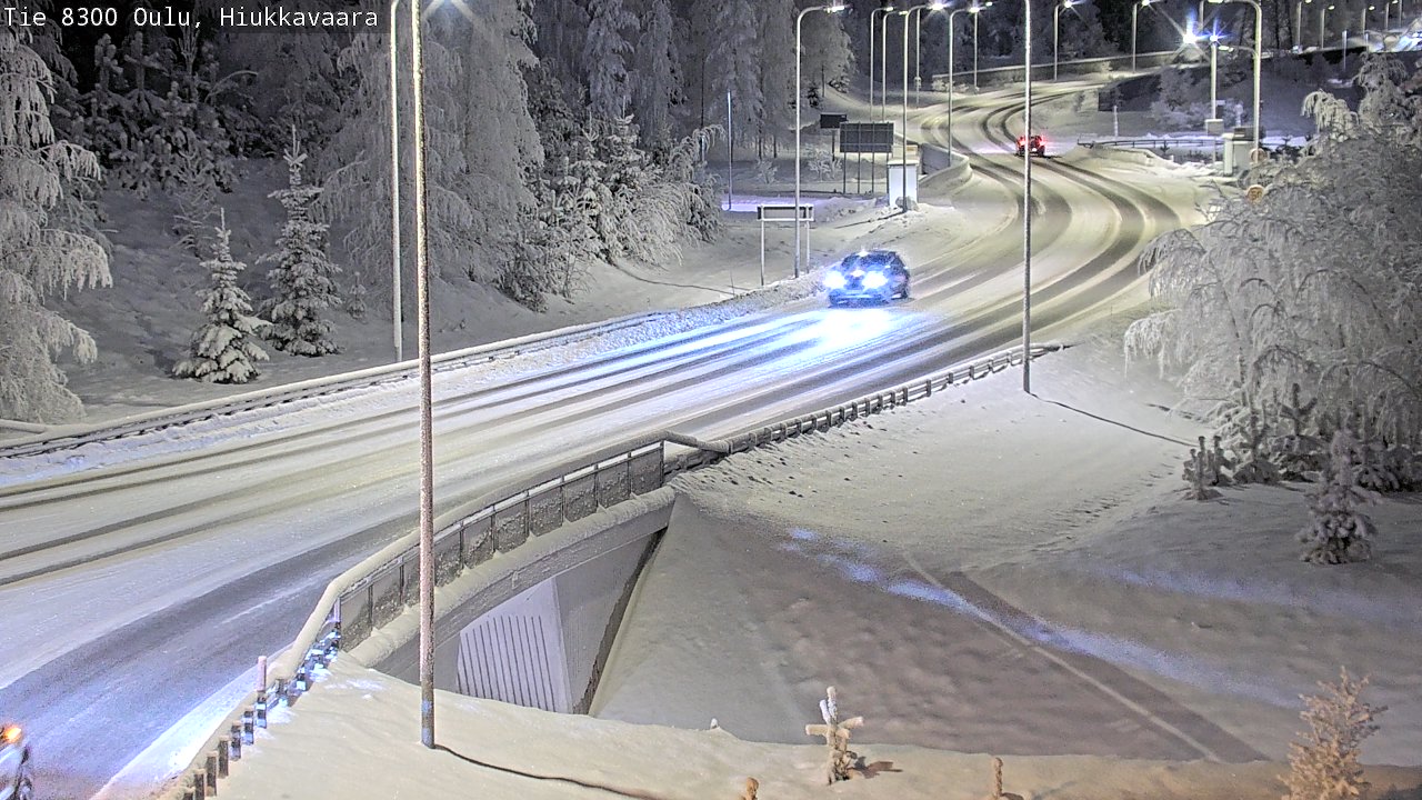 Kelikamerat Kuva tie 8300 Oulu Hiukkavaara, Oulu, Pohjois-Pohjanmaa