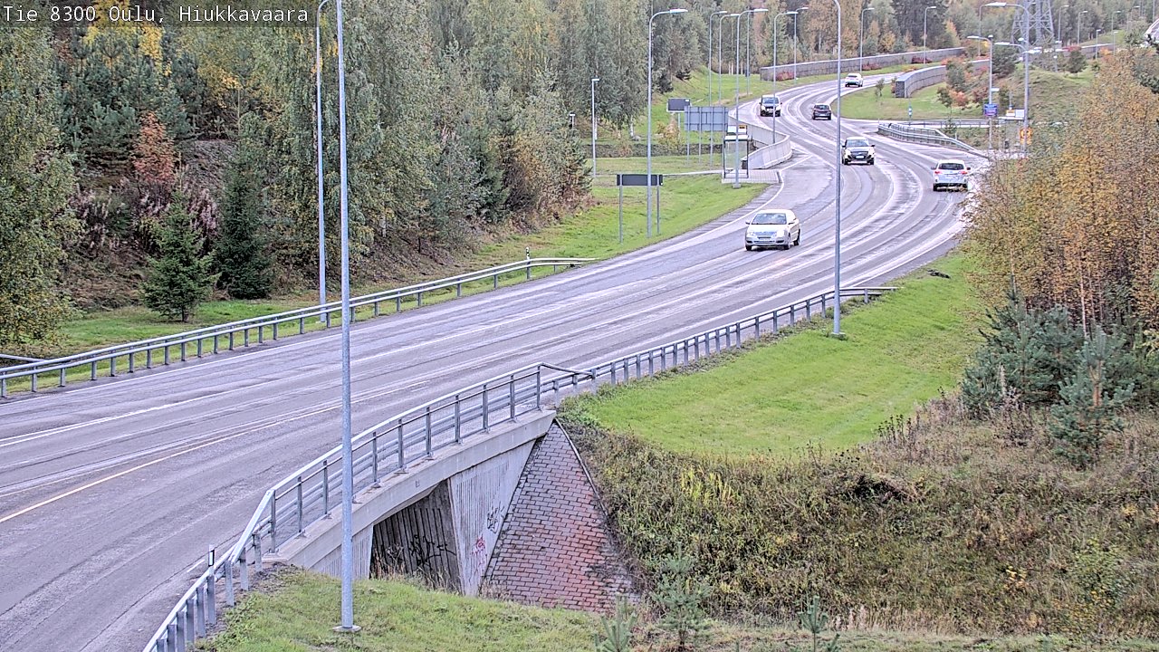 Kelikamerat Kuva tie 8300 Oulu Hiukkavaara, Oulu, Pohjois-Pohjanmaa