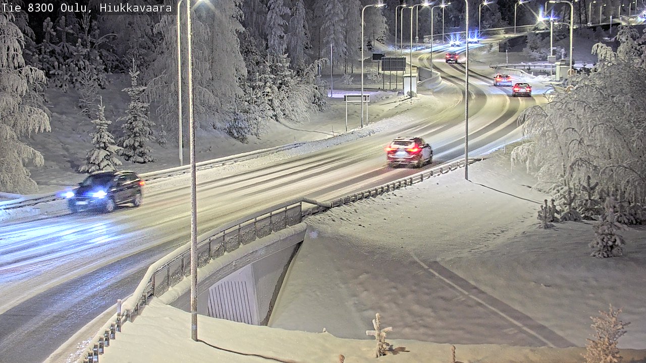 Kelikamerat Kuva tie 8300 Oulu Hiukkavaara, Oulu, Pohjois-Pohjanmaa