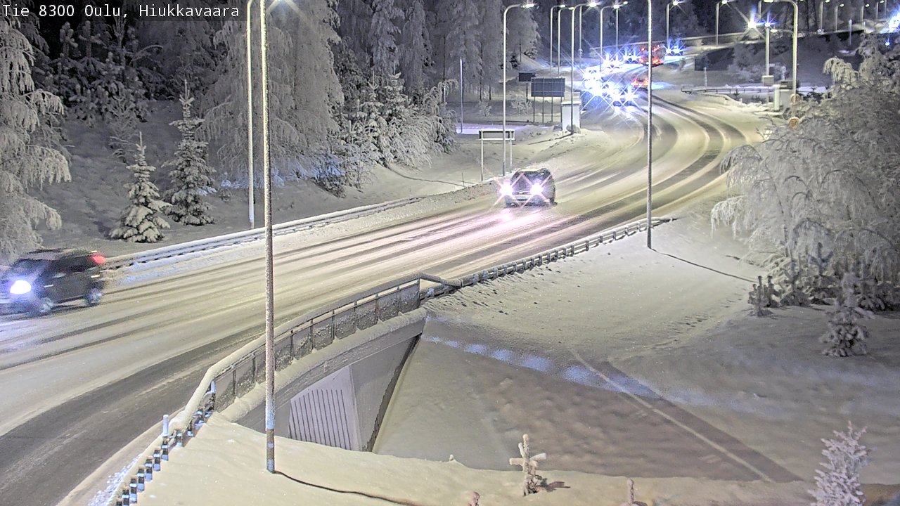 Kelikamerat Kuva tie 8300 Oulu Hiukkavaara, Oulu, Pohjois-Pohjanmaa