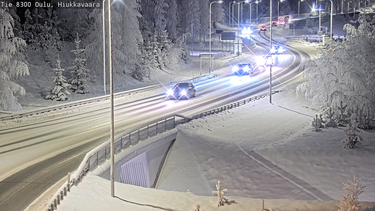 Kelikamerat Kuva tie 8300 Oulu Hiukkavaara, Oulu, Pohjois-Pohjanmaa