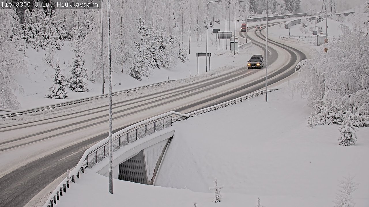 Kelikamerat Kuva tie 8300 Oulu Hiukkavaara, Oulu, Pohjois-Pohjanmaa