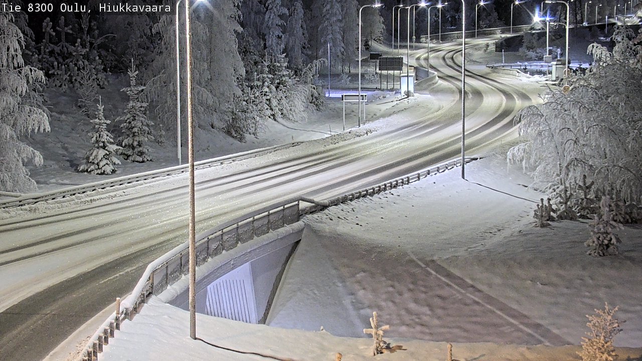 Kelikamerat Kuva tie 8300 Oulu Hiukkavaara, Oulu, Pohjois-Pohjanmaa