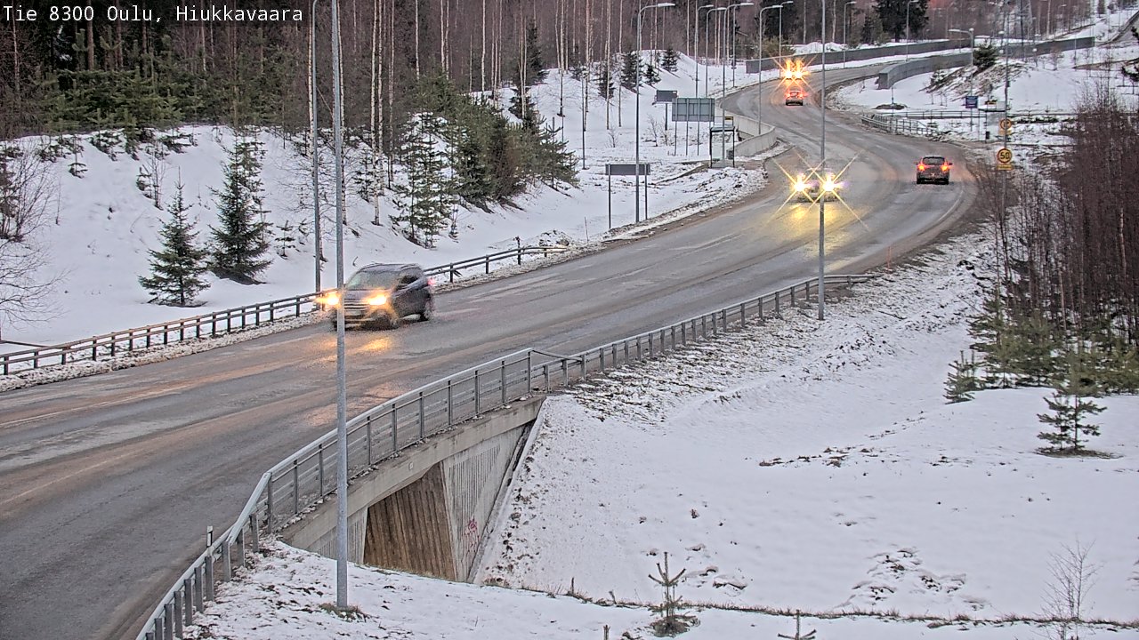 Kelikamerat Kuva tie 8300 Oulu Hiukkavaara, Oulu, Pohjois-Pohjanmaa