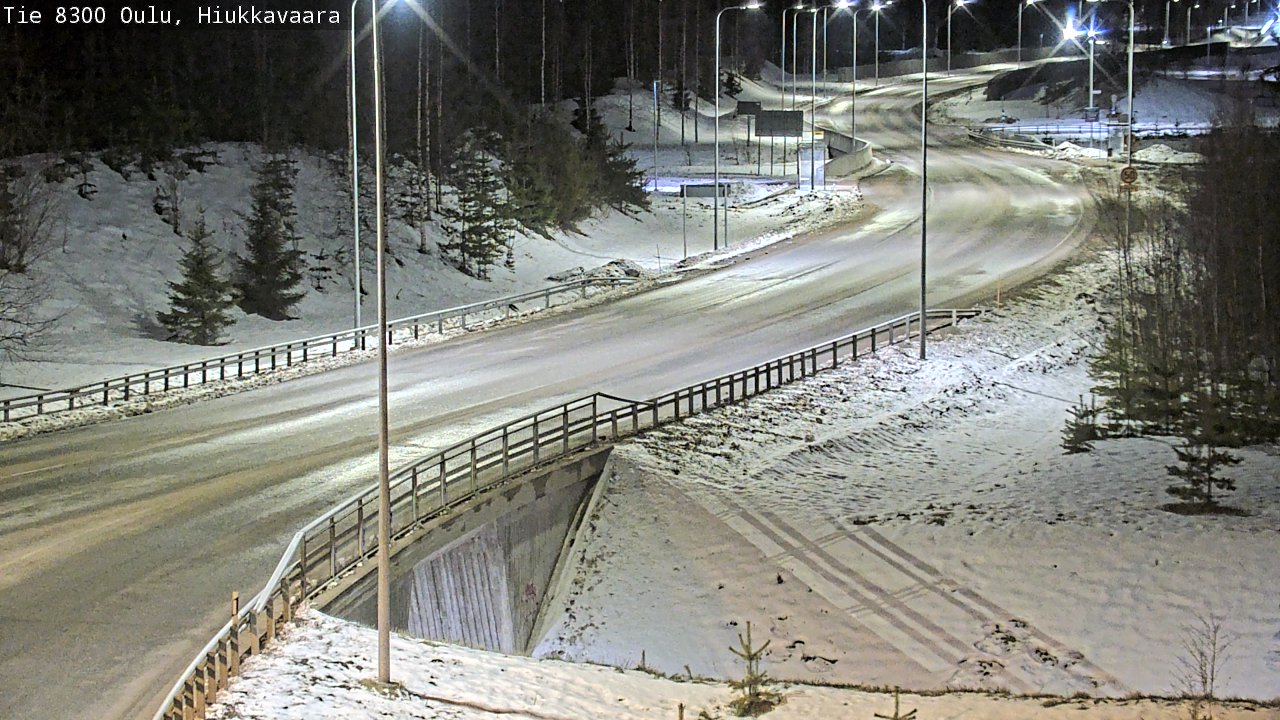 Kelikamerat Kuva tie 8300 Oulu Hiukkavaara, Oulu, Pohjois-Pohjanmaa