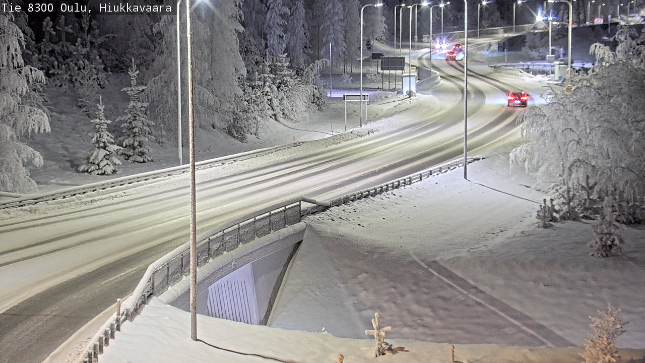 Kelikamerat Kuva tie 8300 Oulu Hiukkavaara, Oulu, Pohjois-Pohjanmaa