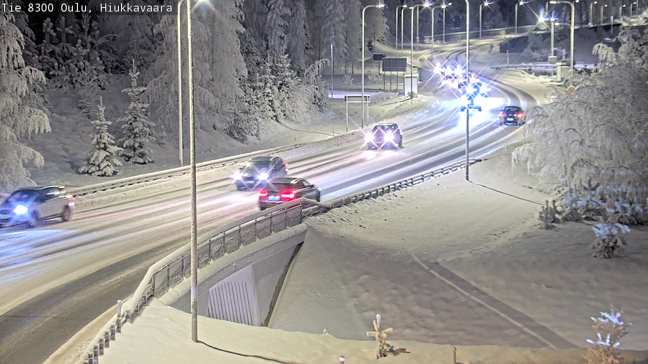 Kelikamerat Kuva tie 8300 Oulu Hiukkavaara, Oulu, Pohjois-Pohjanmaa