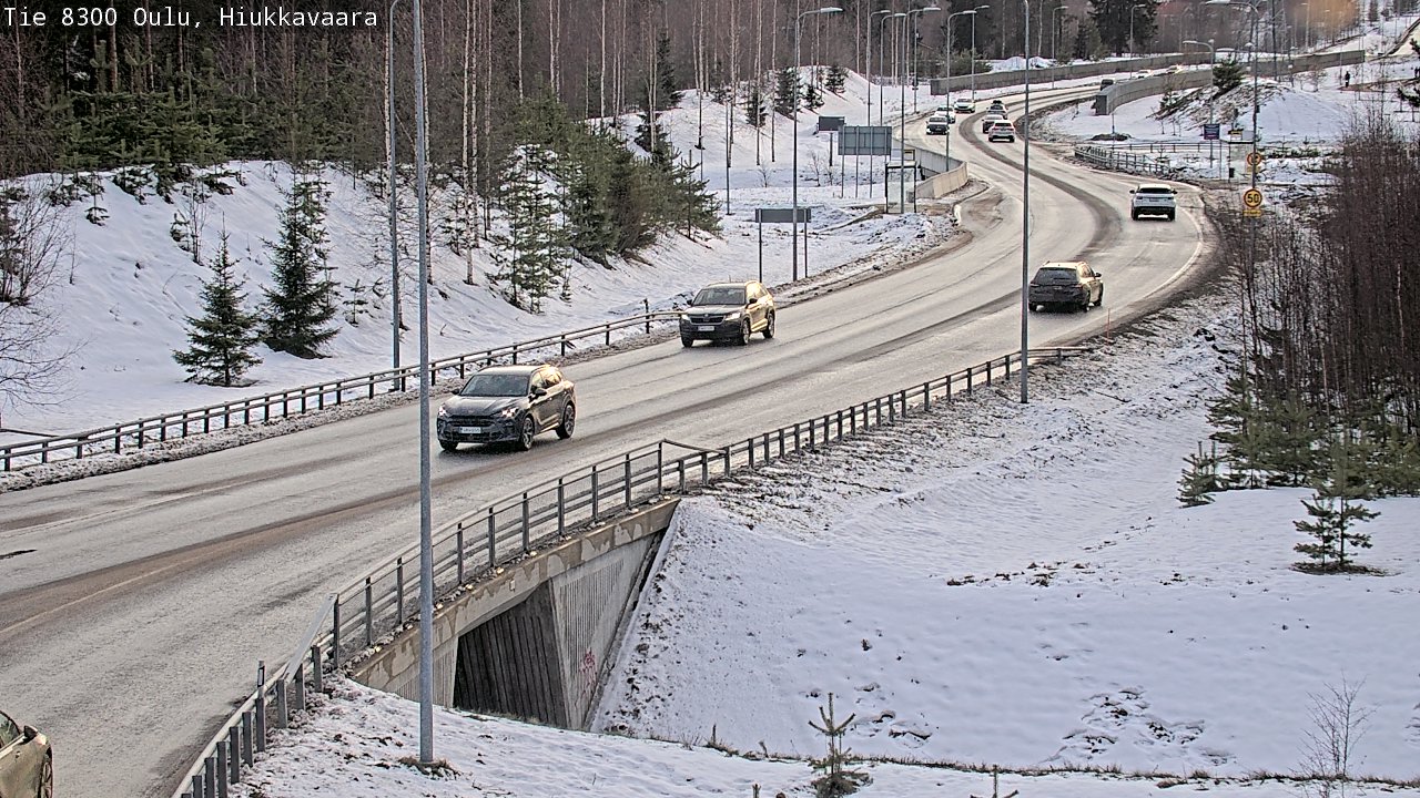 Kelikamerat Kuva tie 8300 Oulu Hiukkavaara, Oulu, Pohjois-Pohjanmaa