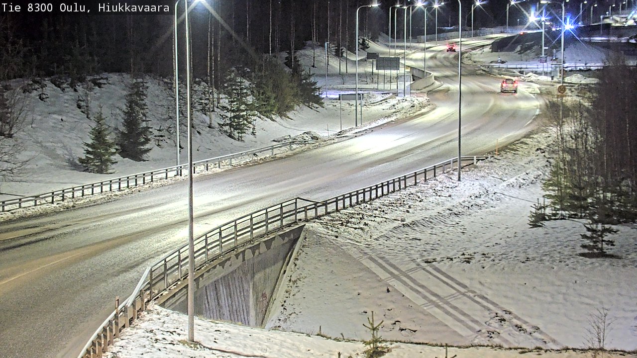 Kelikamerat Kuva tie 8300 Oulu Hiukkavaara, Oulu, Pohjois-Pohjanmaa