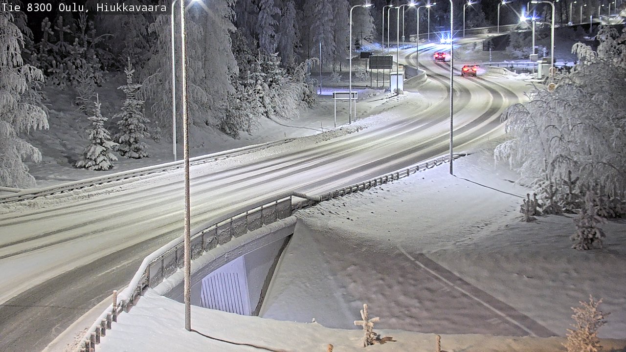 Kelikamerat Kuva tie 8300 Oulu Hiukkavaara, Oulu, Pohjois-Pohjanmaa