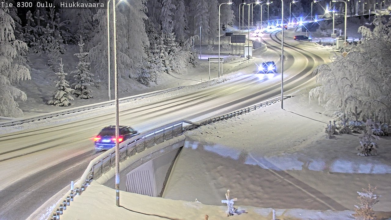 Kelikamerat Kuva tie 8300 Oulu Hiukkavaara, Oulu, Pohjois-Pohjanmaa