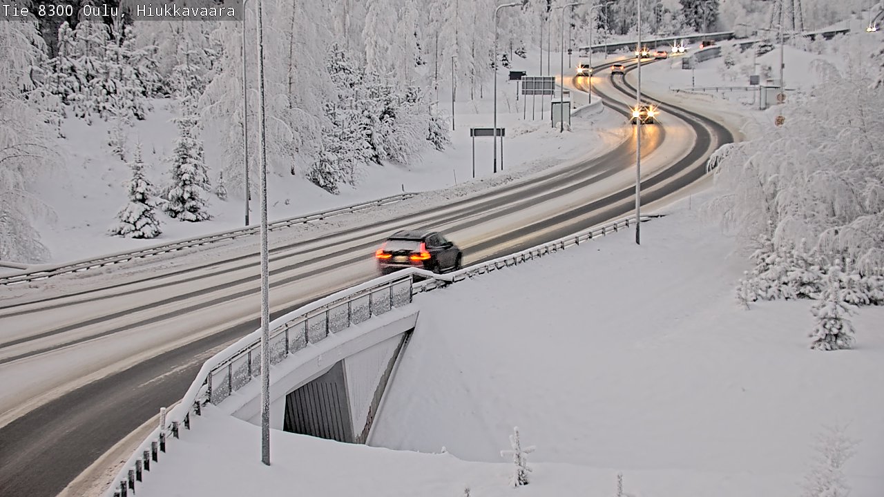 Kelikamerat Kuva tie 8300 Oulu Hiukkavaara, Oulu, Pohjois-Pohjanmaa