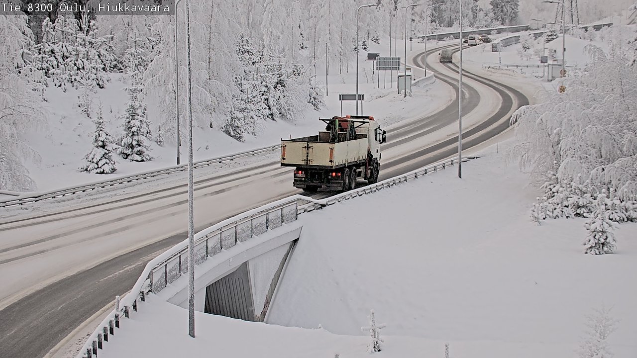 Kelikamerat Kuva tie 8300 Oulu Hiukkavaara, Oulu, Pohjois-Pohjanmaa
