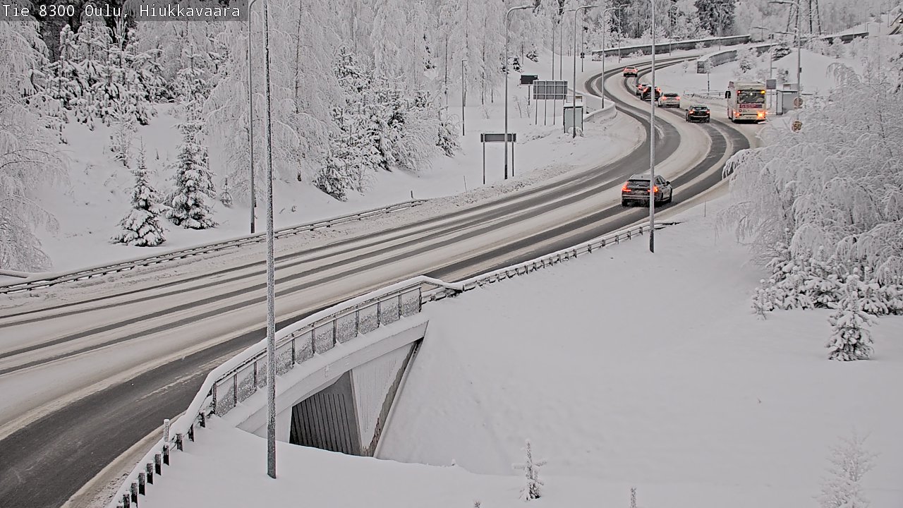Kelikamerat Kuva tie 8300 Oulu Hiukkavaara, Oulu, Pohjois-Pohjanmaa