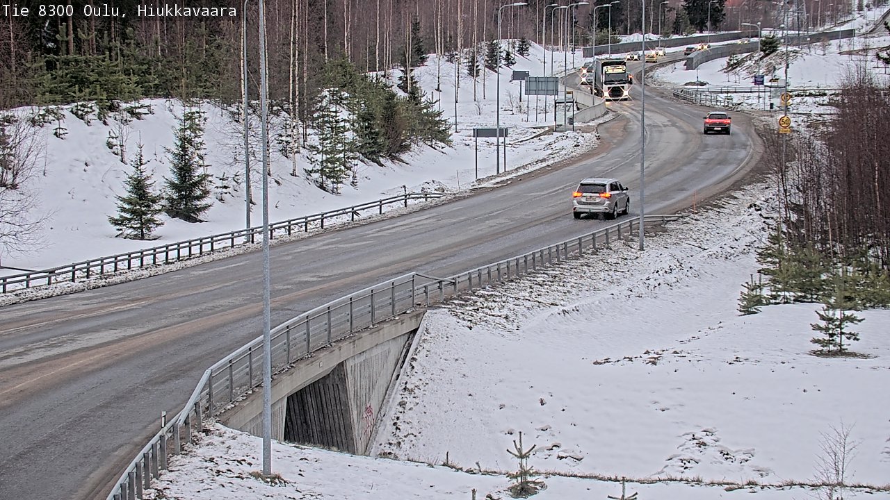 Kelikamerat Kuva tie 8300 Oulu Hiukkavaara, Oulu, Pohjois-Pohjanmaa
