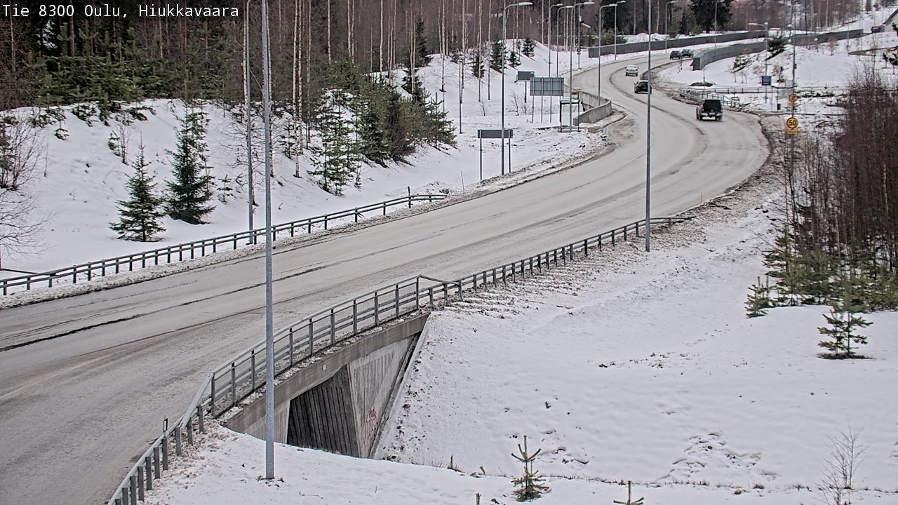 Kelikamerat Kuva tie 8300 Oulu Hiukkavaara, Oulu, Pohjois-Pohjanmaa