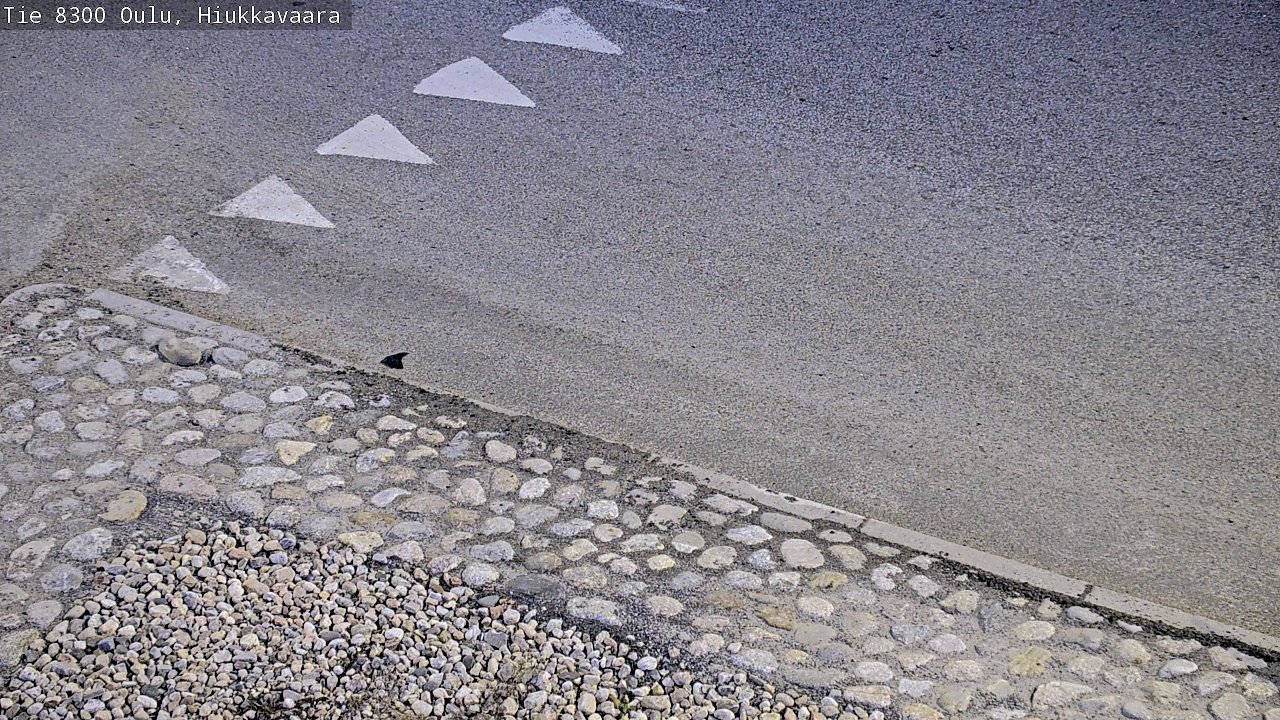 Weather Camera Image väg 8300 Oulu Hiukkavaara, Oulu, Pohjois-Pohjanmaa